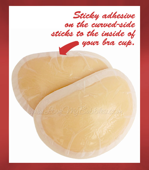 Small Foam Bra Inserts Adhesive Sticky Cutlets