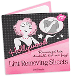 Lint remover sheets