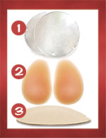 Silicone Butt Pad Set