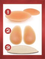 Silicone Butt Pad Set