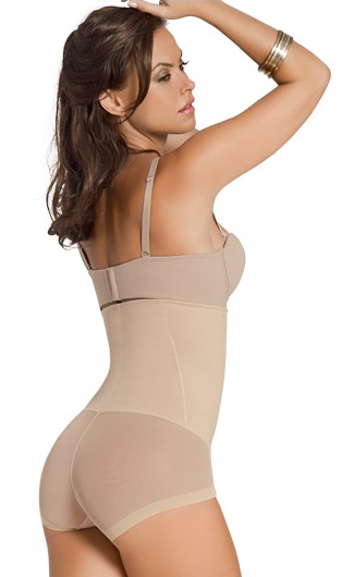 Butt-Lift High-Waist Tummy-Control Bodysuit