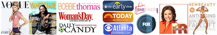 Vogue, Vanity Fair, Bobbie Thomas, Woman's Day, The Early Show, Rachel Ray Show and more!