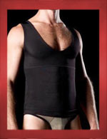 Mens Deep V neck Shaper