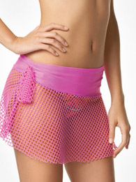 Mesh Beach Miniskirt