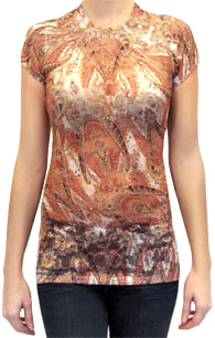  Paisley Tee Tights