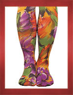Plus Size Foral Tights
