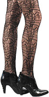 Webbed Textured Tights