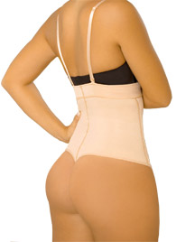Vedette Highwaist Powernet Bodysuit w/Thong