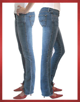 Low-rise Jeans Before and After