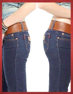 Low rise Jeans Before and After