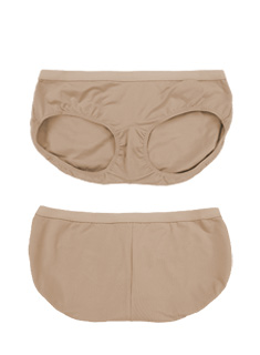 Front and back of the BubbleBuns Bikini Pocket-Panty