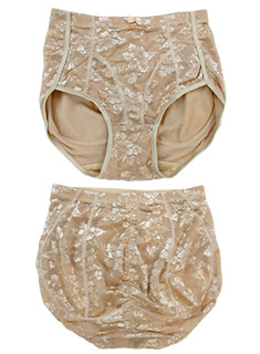 Front and back of the Foxy Fanny LACE Pocket-Panty