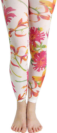 Printed Florida Tropical Tights