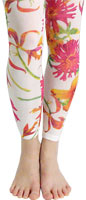 Florida Floral Printed Tights