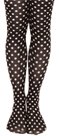 Footless Polka-Dot Tights