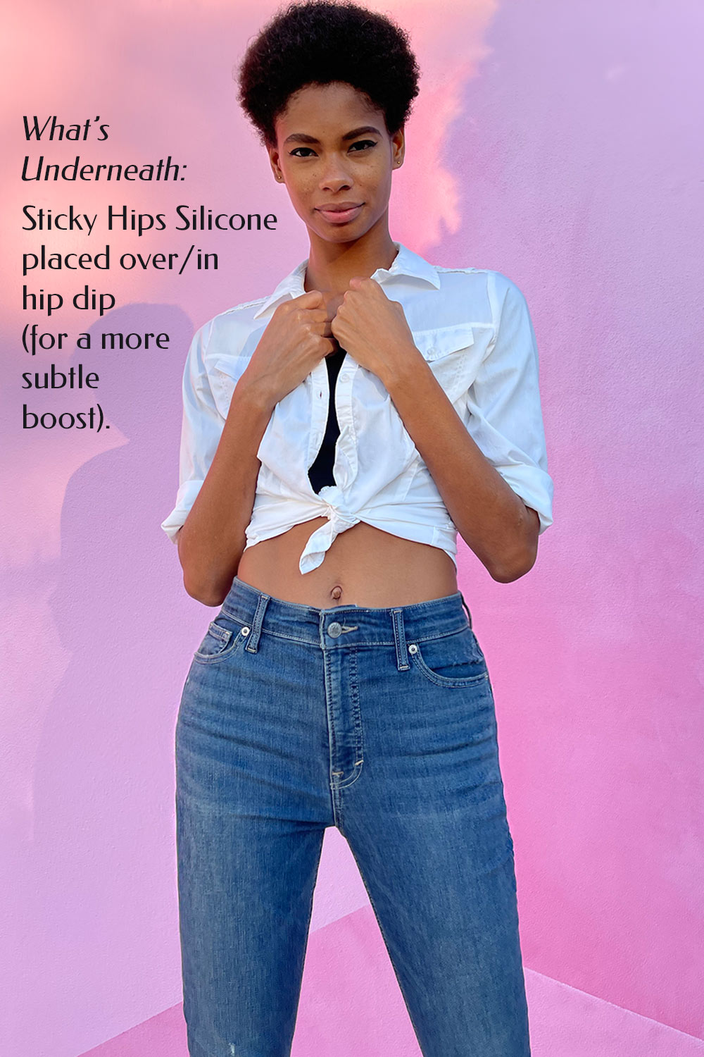 LoveMyBubbles: STICKY HIPS - Adhesive Hip Pads SILICONE (Shape: Elongated)