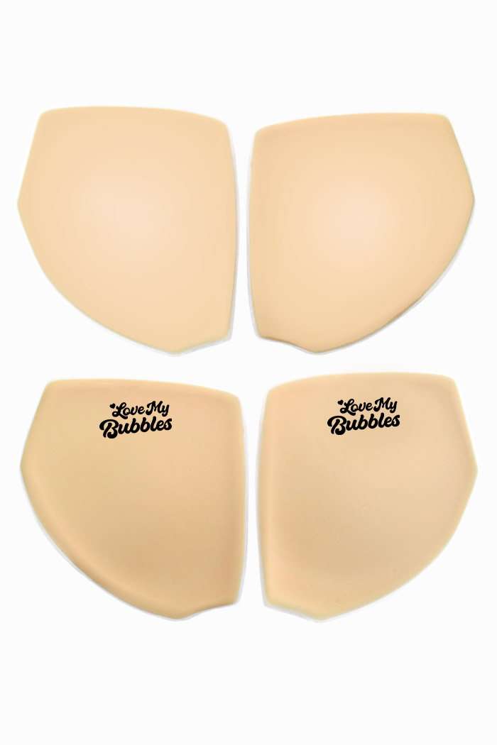 LoveMyBubbles: 2 Pair - Polygon Lite SILICONE Booty Pads (2-For-1 Final ...